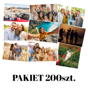 Pakiet odbitek 200 szt.