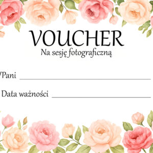 Voucher podarunkowy na sesję fotograficzną